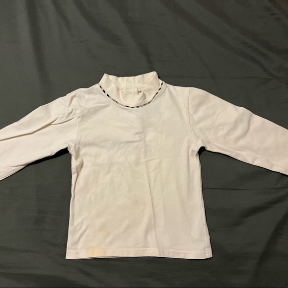 Burberry girls mock neck top - Picture 1 of 3
